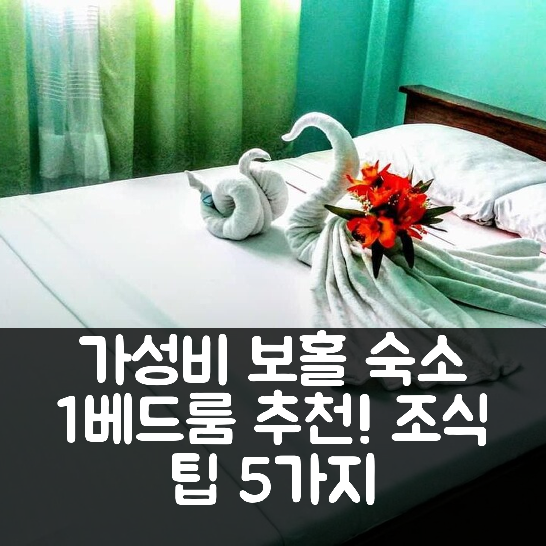 보홀 숙소 여행 호텔 추천 에이스 아조테아 데 보홀 | 가성비 뛰어난 1베드룸과 조식 정보 5가지 팁