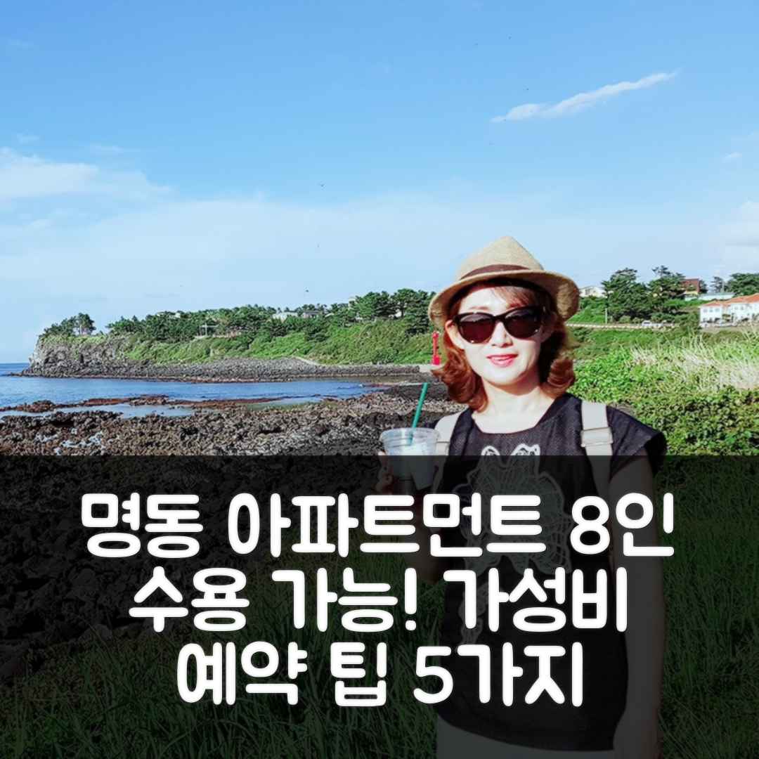 서울 숙소 여행 호텔 추천 명동의 아파트먼트 | 2베드룸 8인 수용 가능과 가성비 좋은 예약 팁 5가지