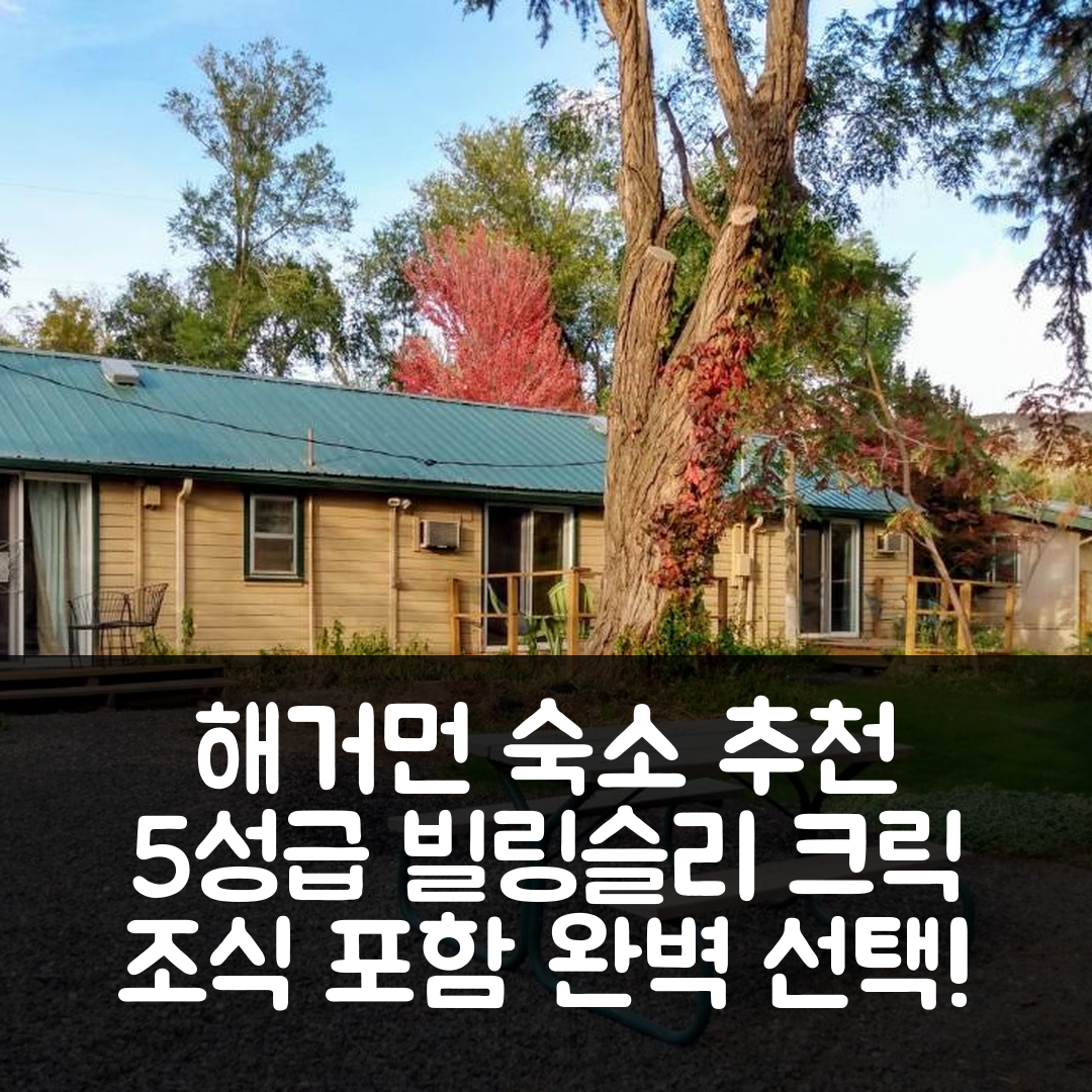 해거먼 숙소 여행 호텔 추천 빌링슬리 크릭 | 5성급 위치와 조식 옵션으로 완벽한 선택 7가지 이유