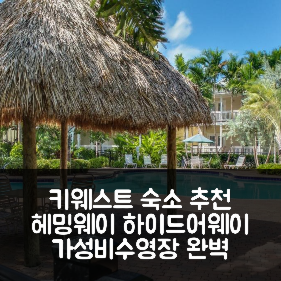 키웨스트 숙소 여행 호텔 추천 헤밍웨이 하이드어웨이 | 가성비 좋고 조식과 수영장 완벽한 휴식지 7가지 팁