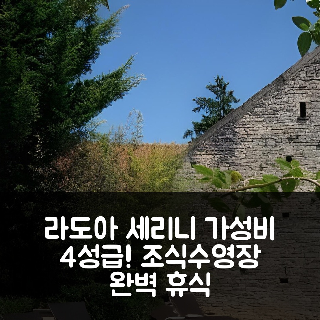 라도아 세리니 숙소 여행 호텔 추천 레데무아젤 드 라도아 | 가성비 좋은 4성급 조식과 수영장으로 완벽한 휴식지 7가지 팁