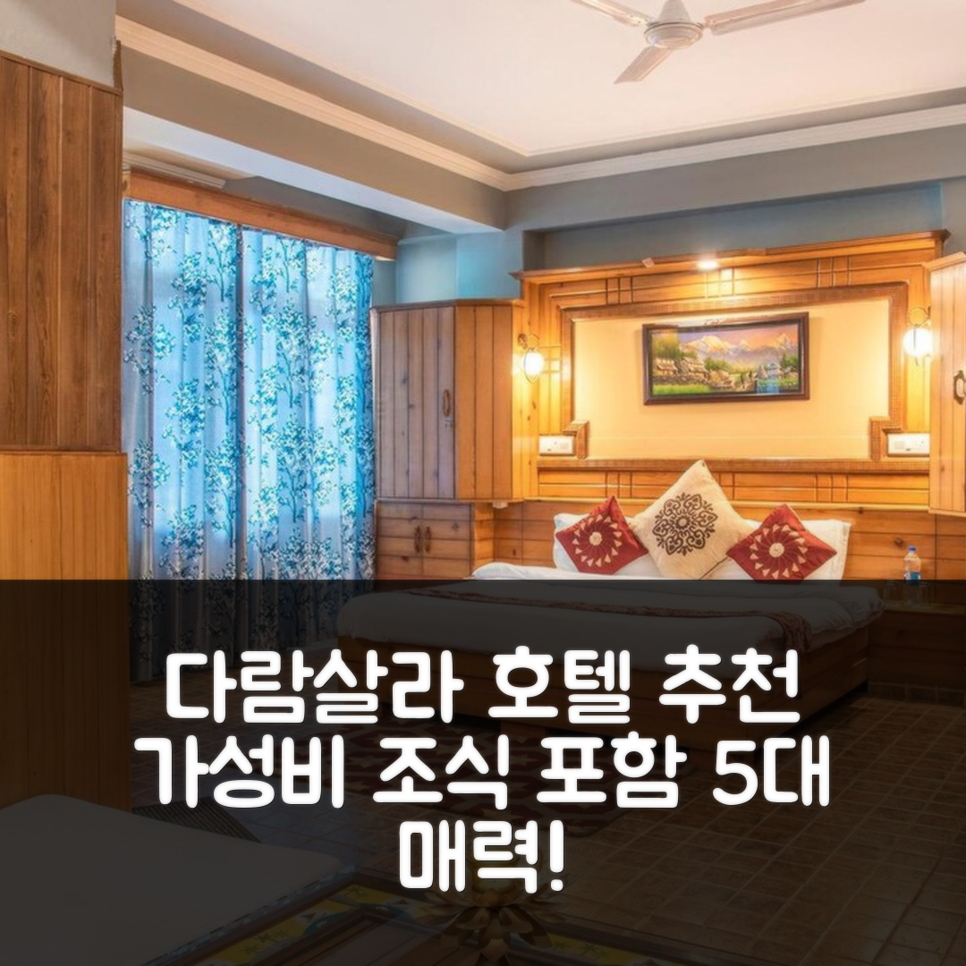 다람살라 숙소 여행 호텔 추천 난디니 레지던시 | 조식과 가성비 뛰어난 5가지 매력 포인트